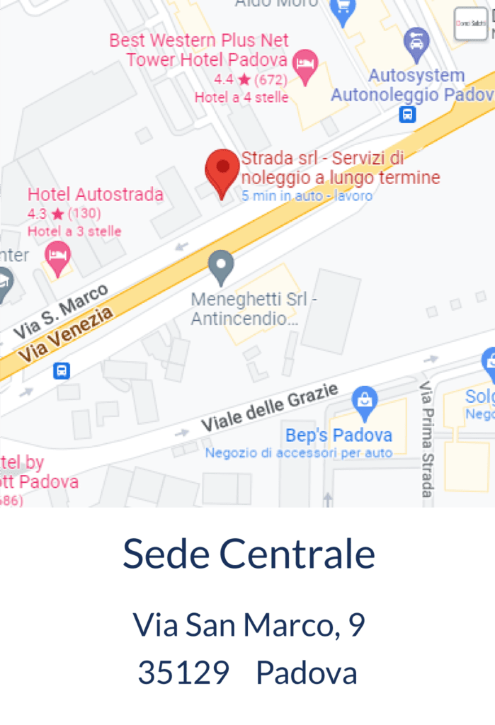 Sede Centrale di Leasys Padova Via San Marco 9 35129